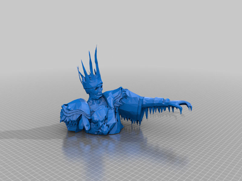 buried ice titan king statues - aos - terrain