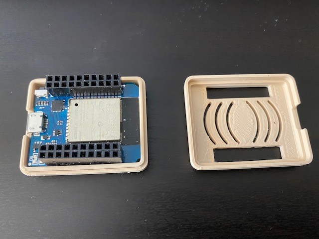 ESP32 D1 Mini  Development Board Case Click Shut WEMOS + STEPS File