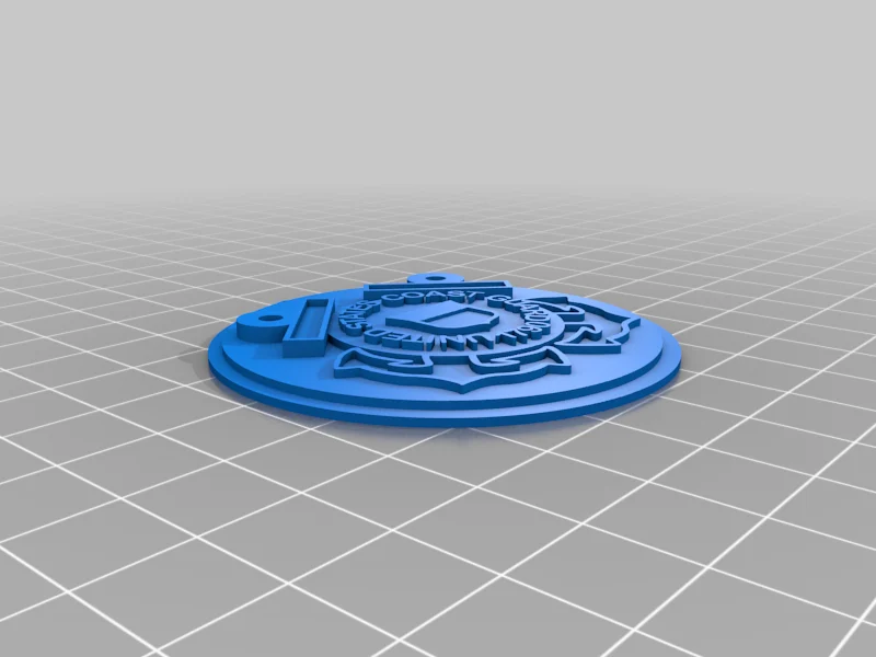 Coast guard emblem ornament