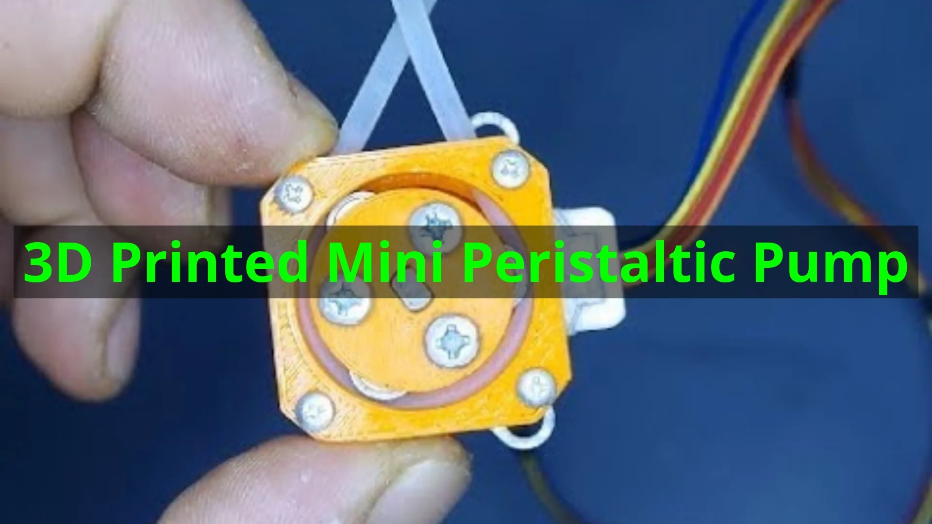 3D Printed Mini Peristaltic Pump