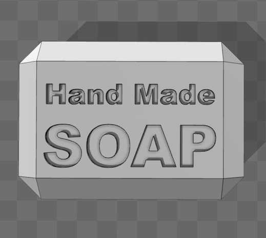 Embossed Soap Mold for 7oz (200g) Bar of Soap