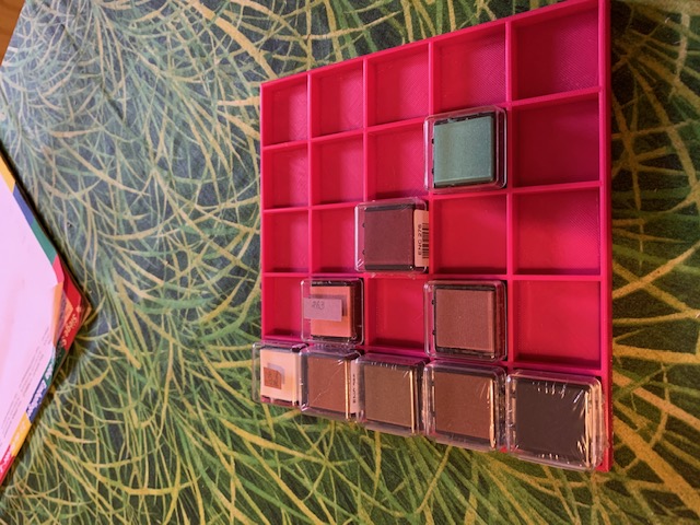 Scrapbooking ink pad storage