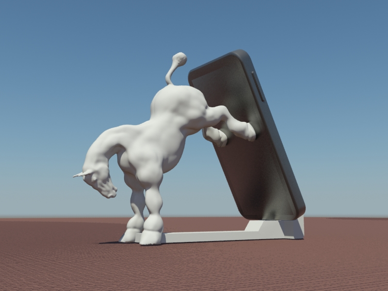 horse cell phone stand