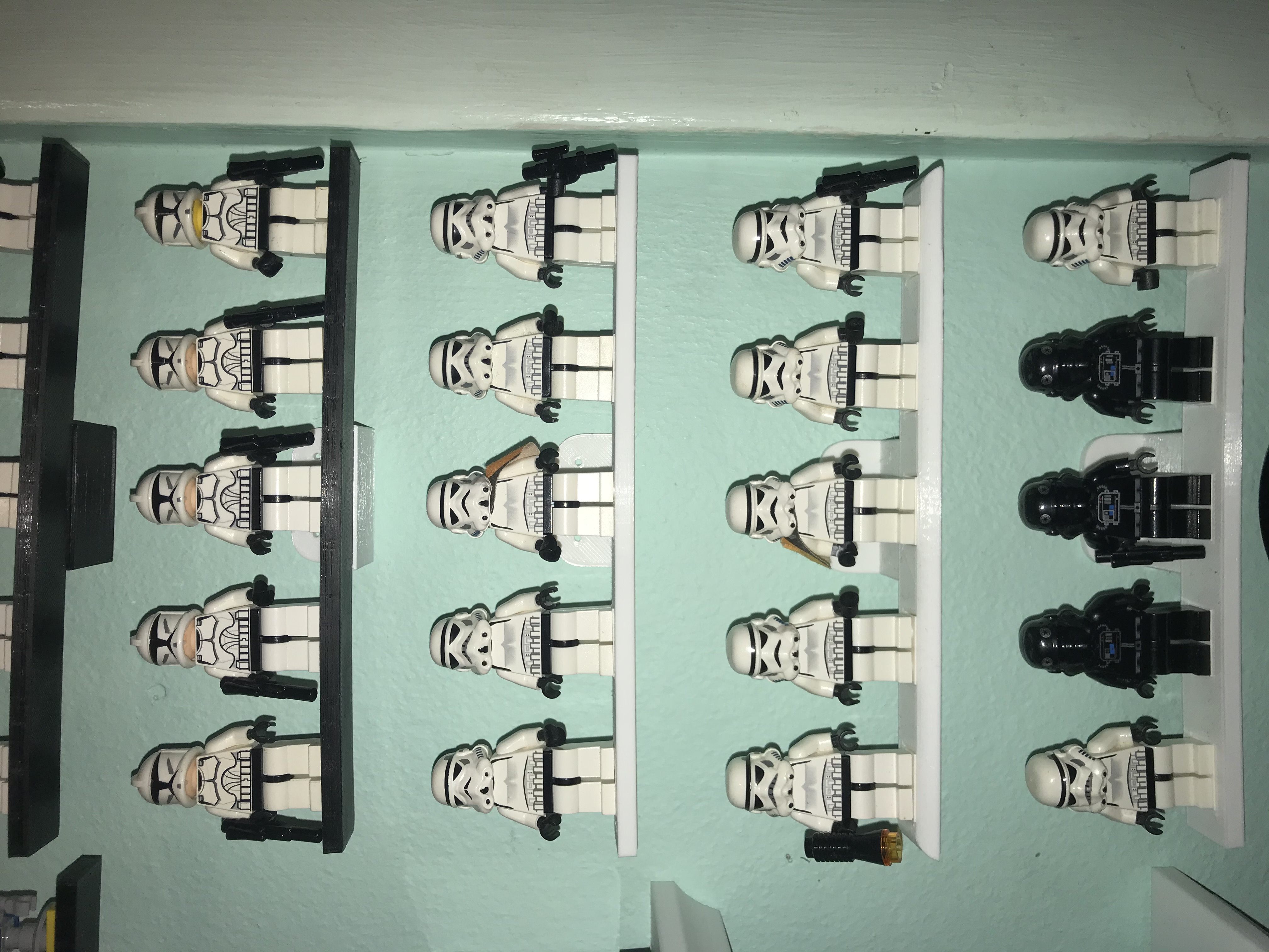 Lego minifig wall mount