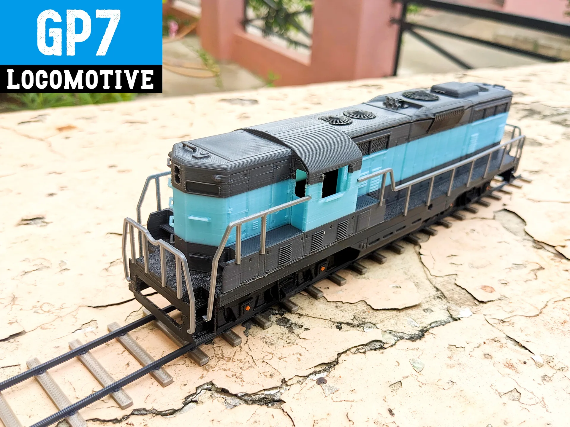 GP7 Locomotive - Dragon Railway