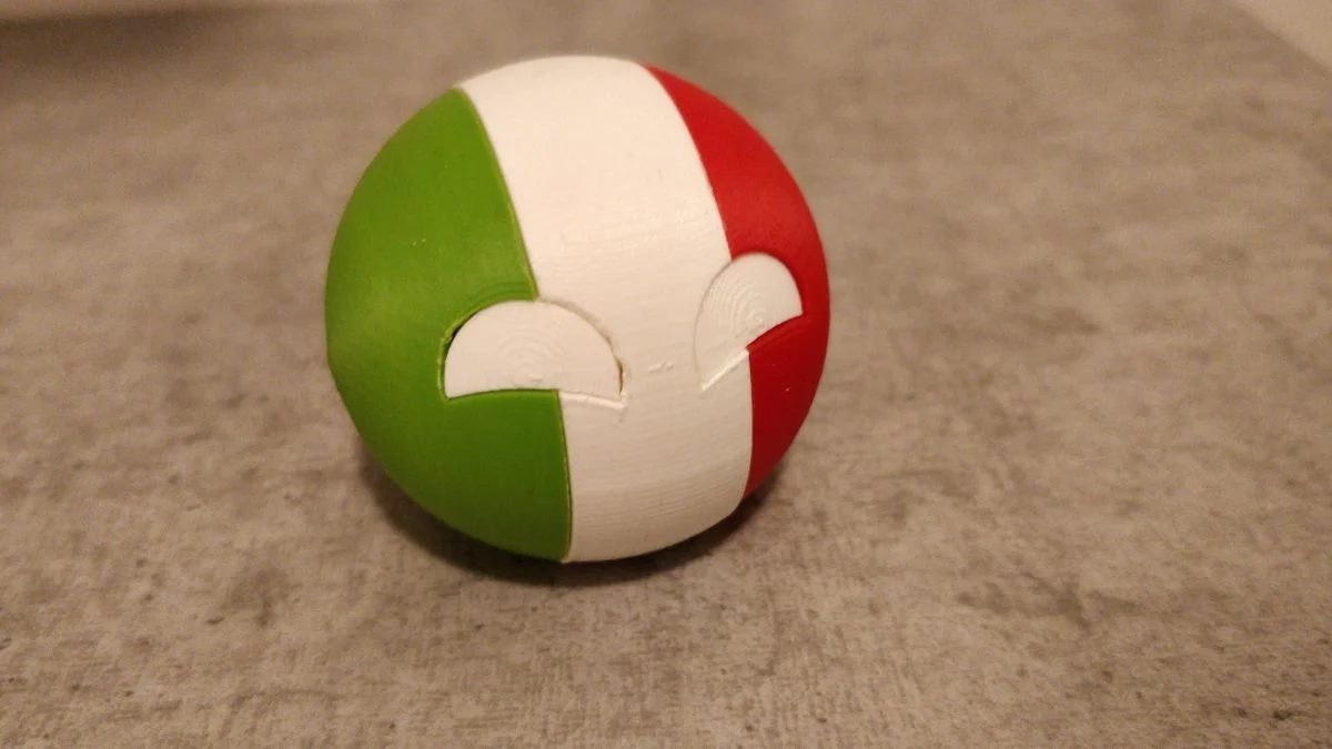 Countryball Tricolor Vertical