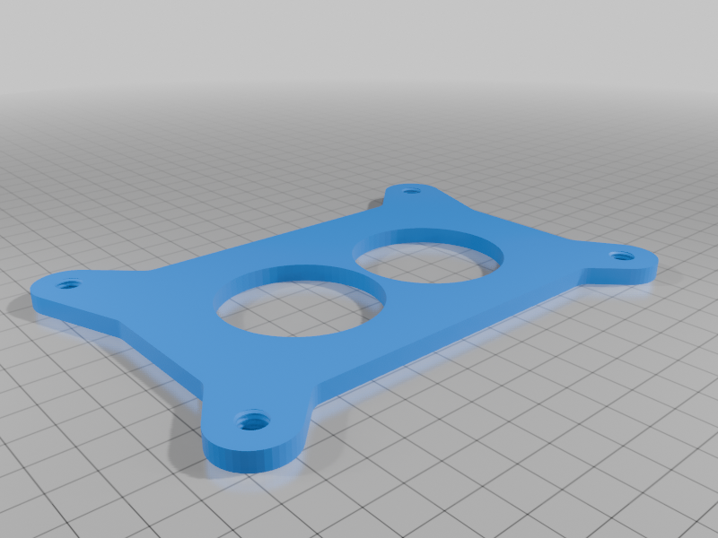 Holley 2300 2-BBL Flange