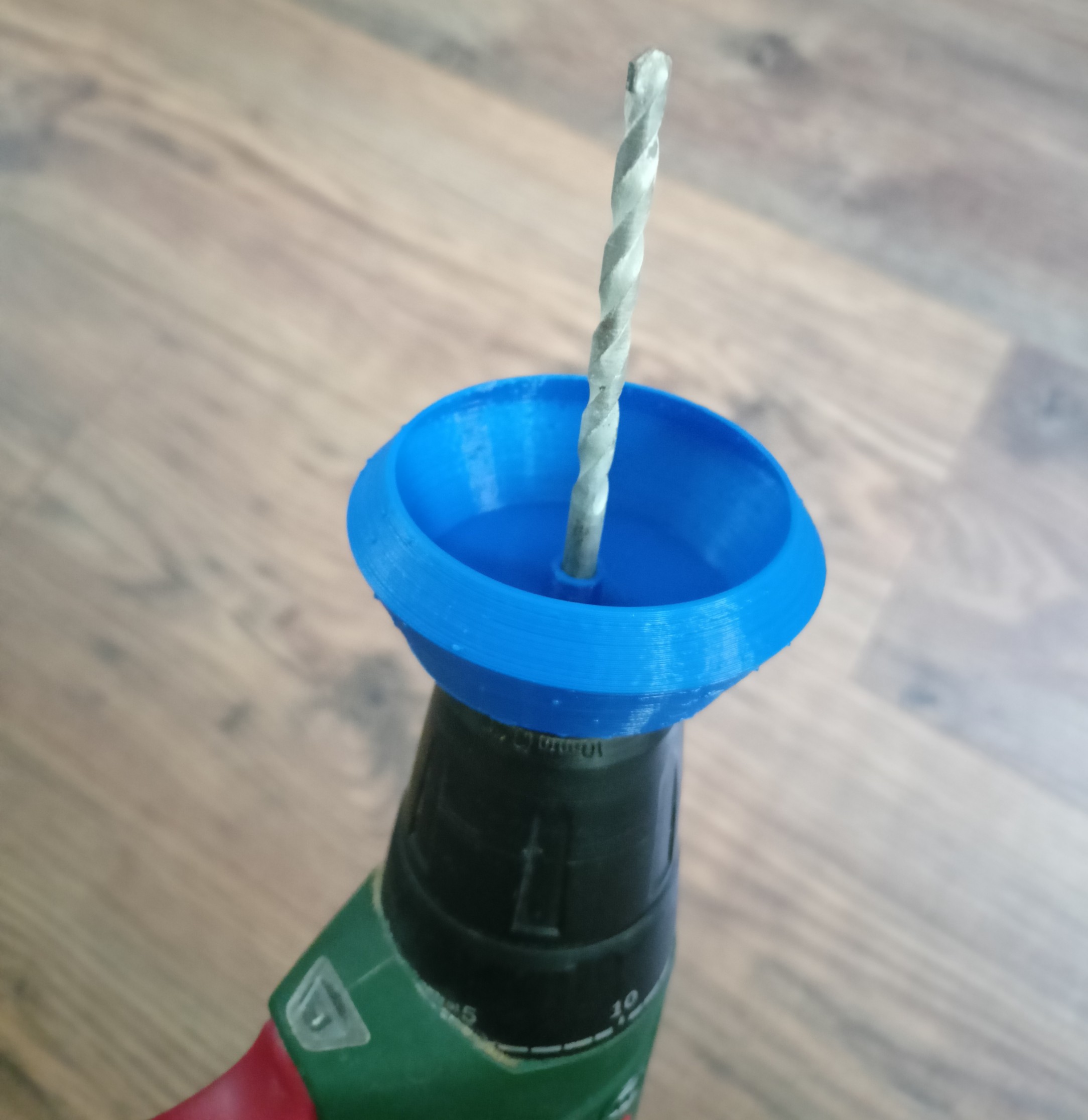 Customizable drill dust collector for ceiling
