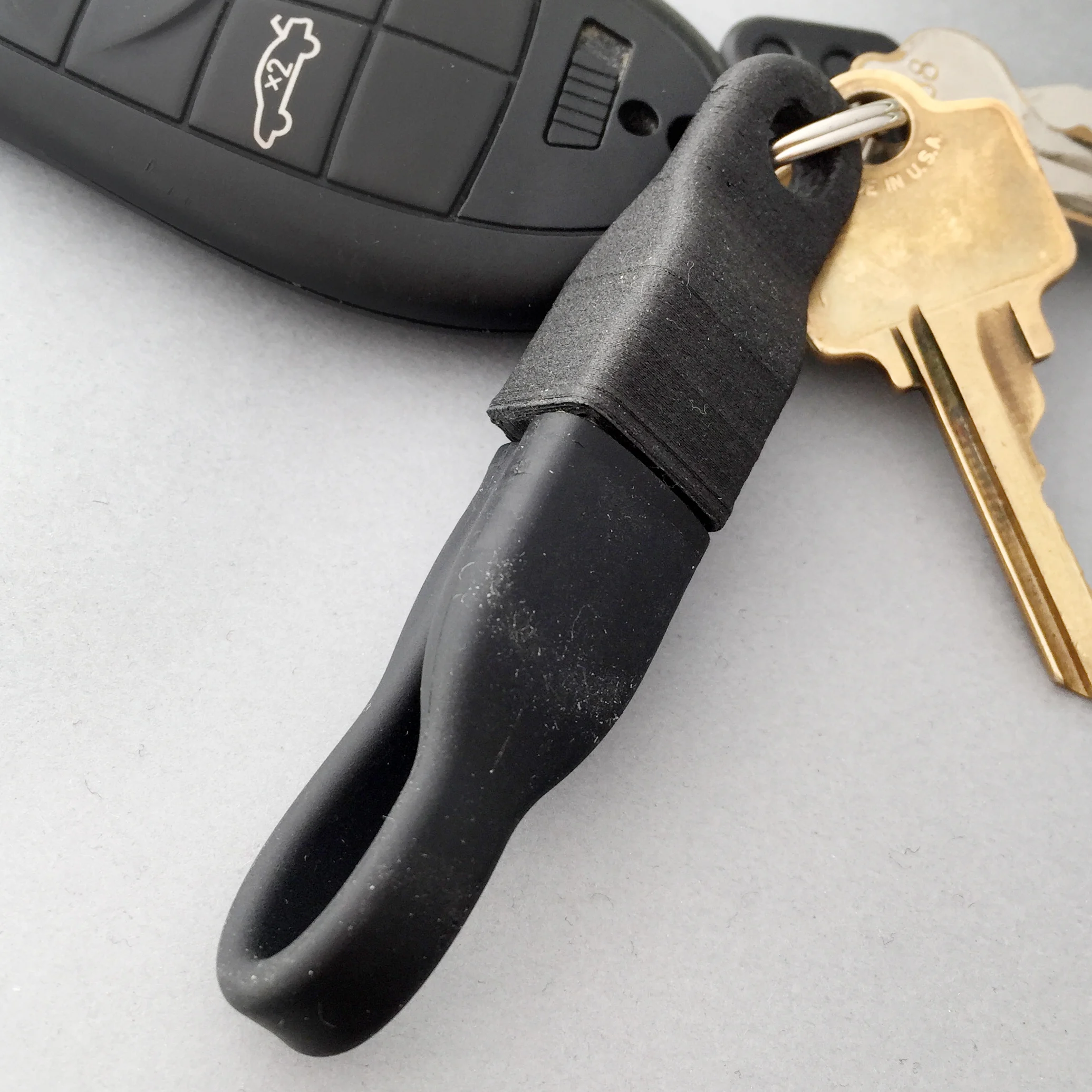 iPhone Cord Holder and Key Fob