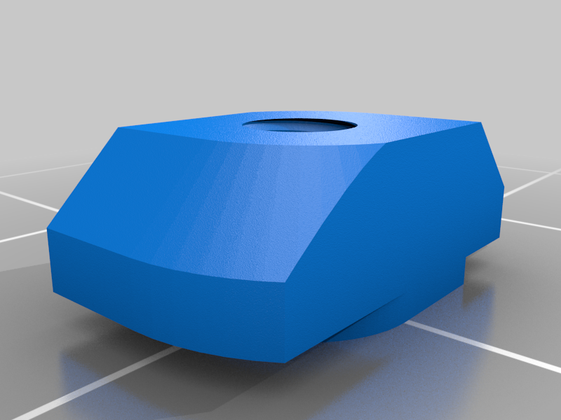 T-nut M3/M4/M5 drop-in rotating V-Slot - all plastic