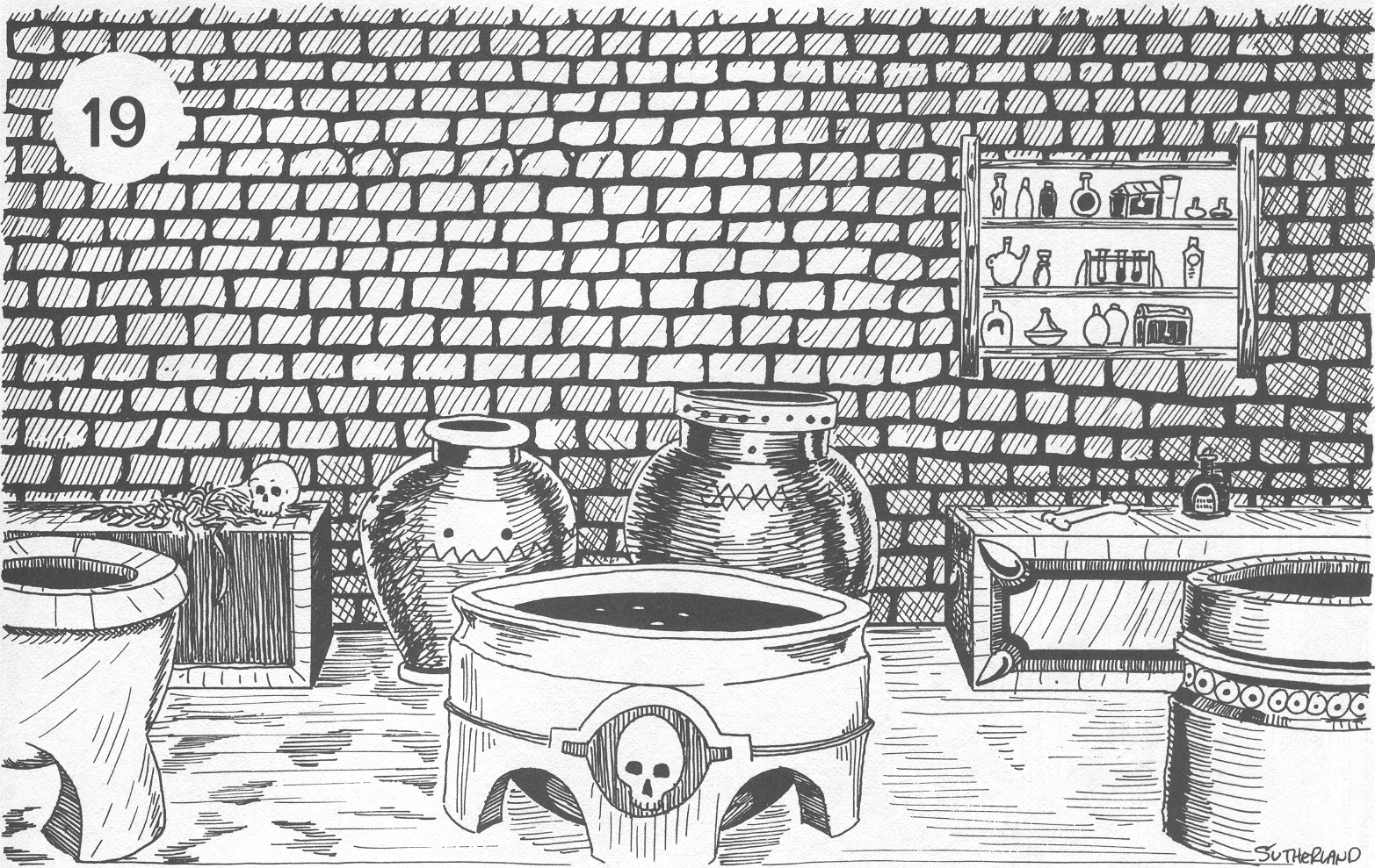 Tomb of Horrors Cauldron for 28mm RPG Gaming