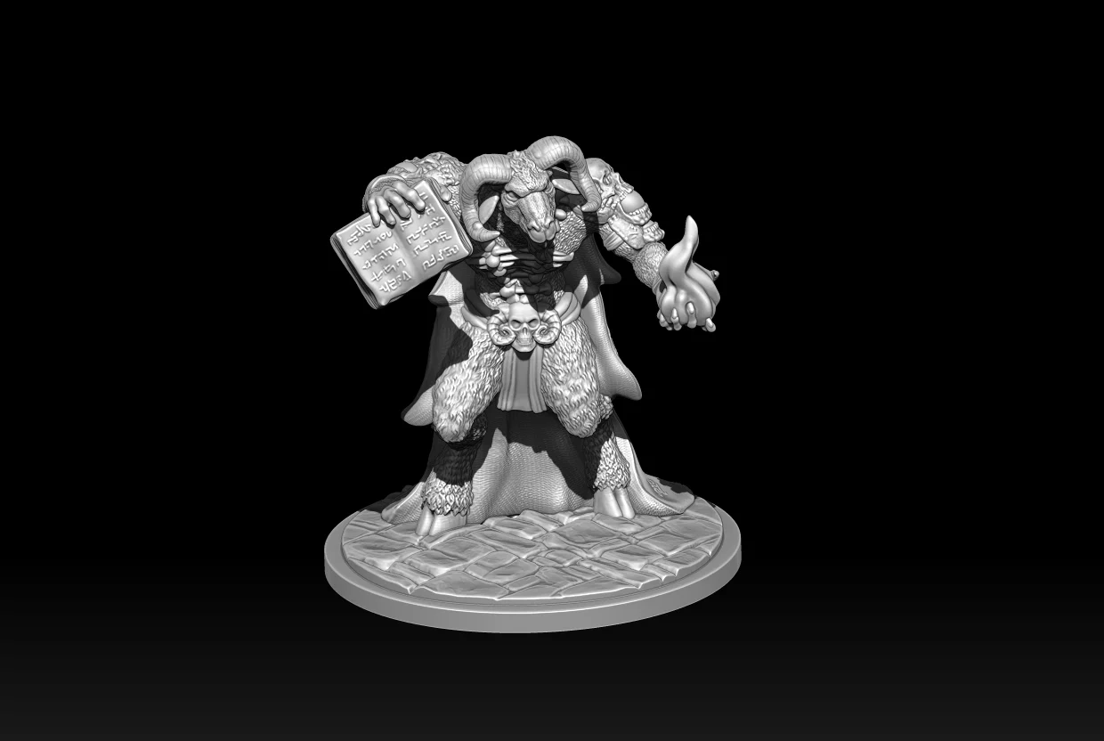 Ibixian Goat-Man Necromancer