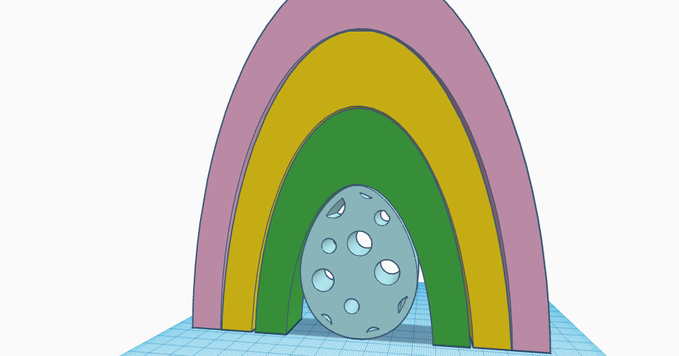 Easter Nesting Rainbow