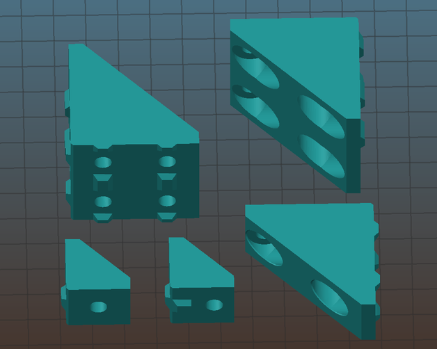 Customizable Corner Brackets for 2020 2040 V-Slot