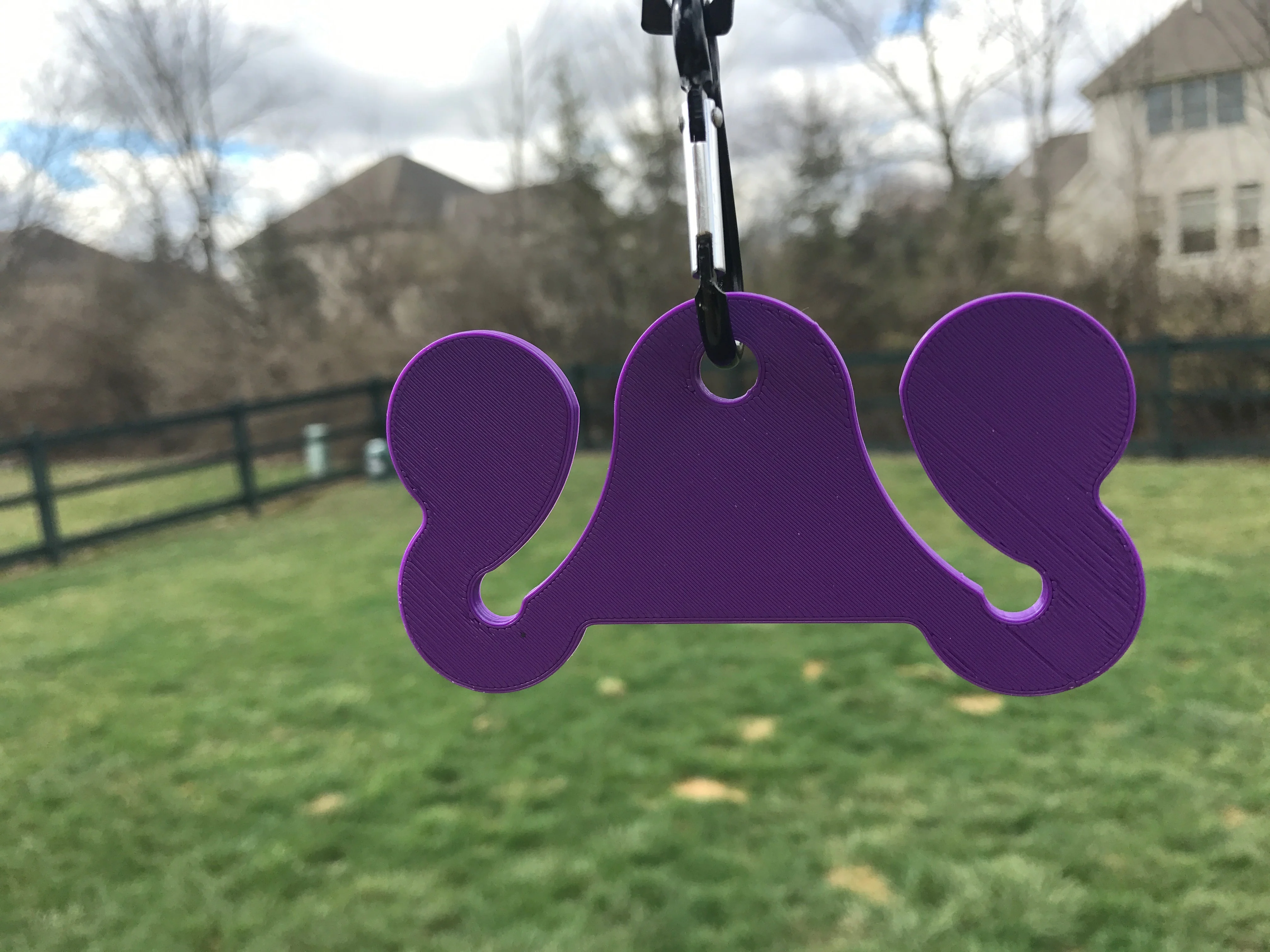 Dog poop bag carrier