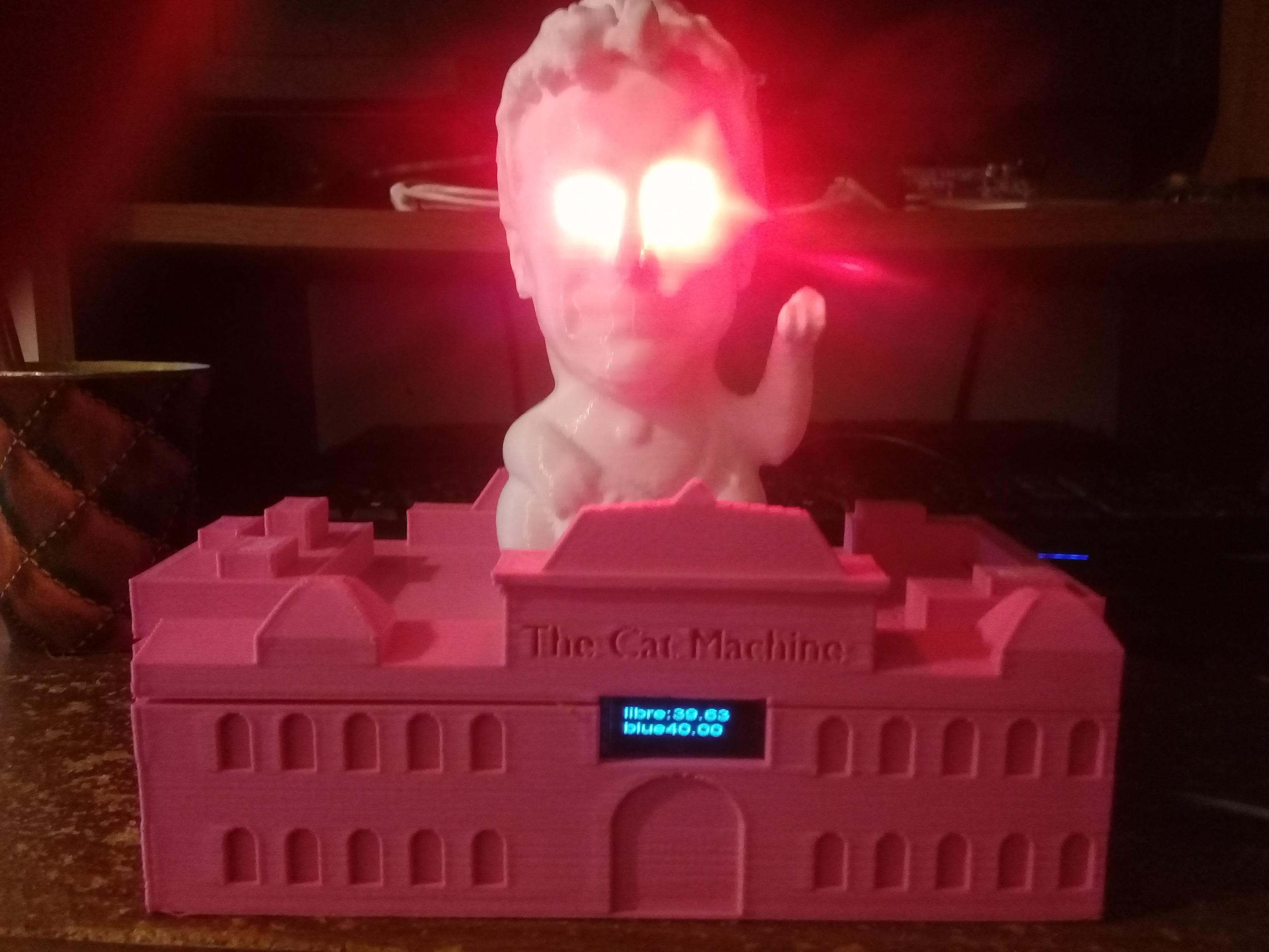 The Cat Machine: Smart Iot Moderneishon Useless Device