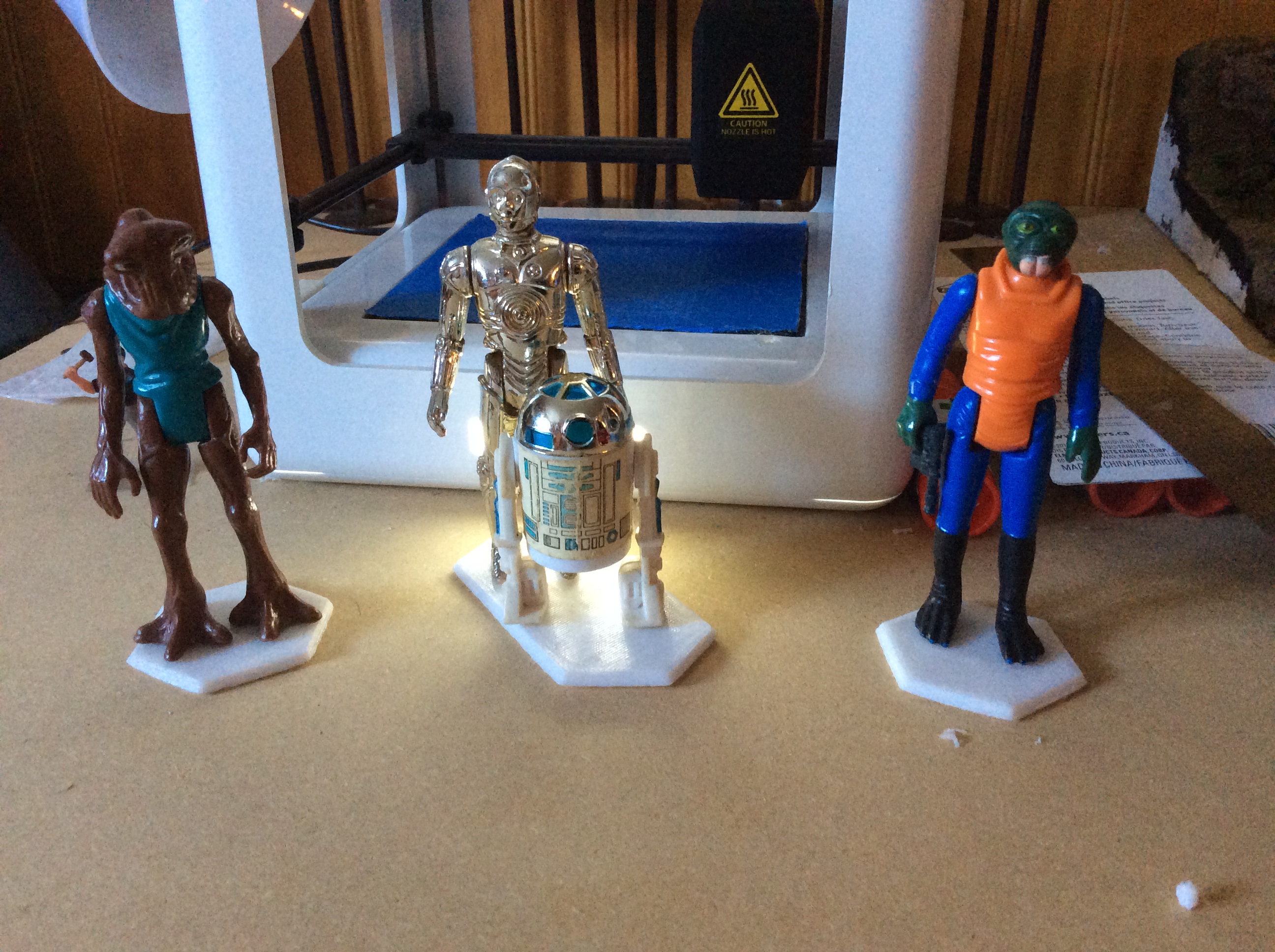 Vintage Star Wars Figure Base