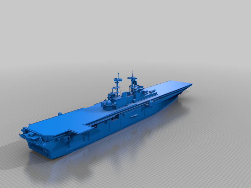RC suitable Wasp-Class LHD w/ Aircraft