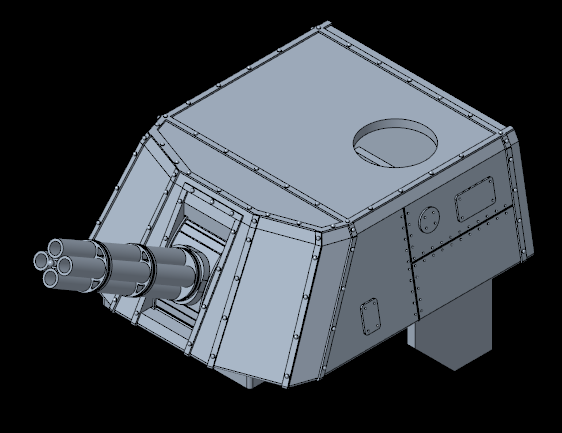 Casemate for Basilisk/wywern Imperial guard W40k