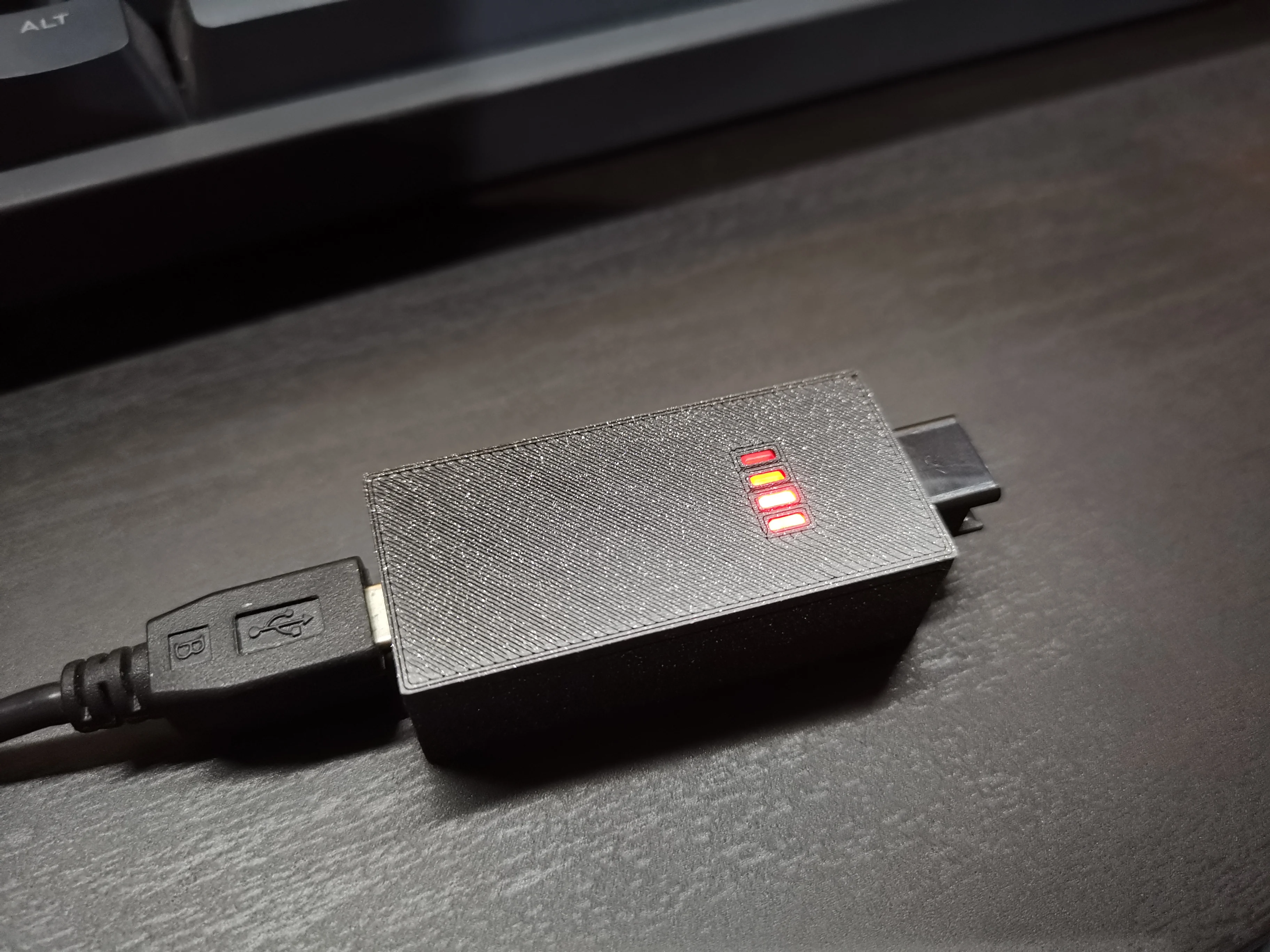 Arduino Nano V3 case w/3-pin WS2811/WS2812b plug