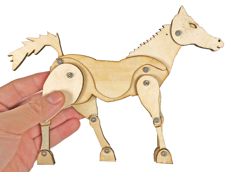 [Snapmaker] LASER CUT HORSE