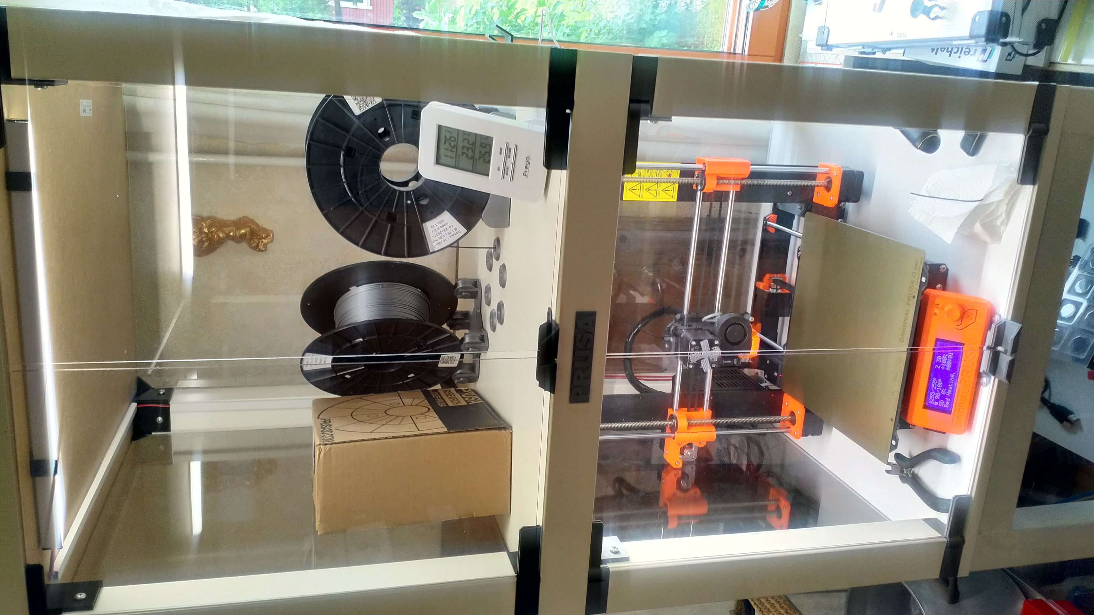 Prusa Enclosure double hinges
