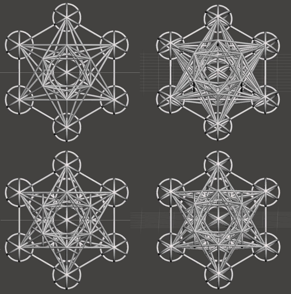 3D Metatron Sacred Geometry