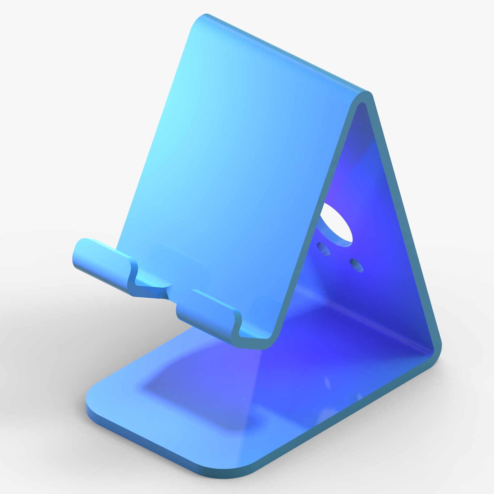 Phone Stand "Upright" for phones up to 15mm thick (Switch / Switch Lite)