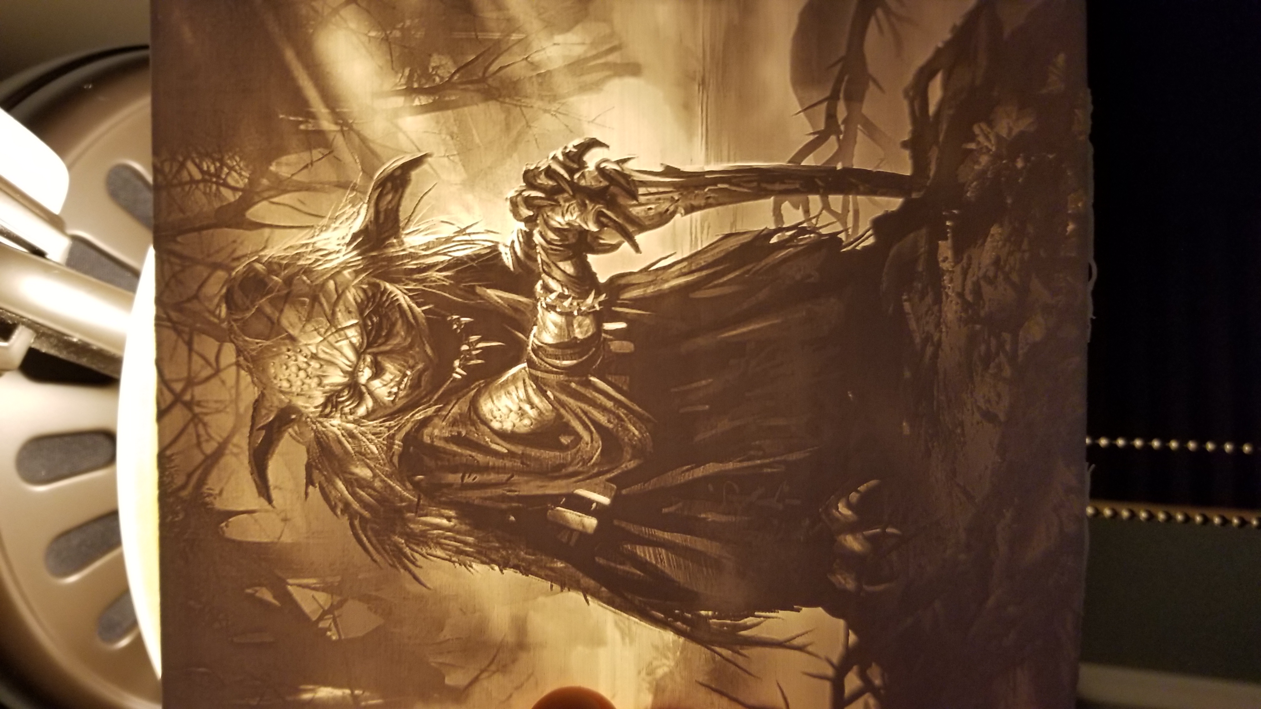 Yoda species Lithophane