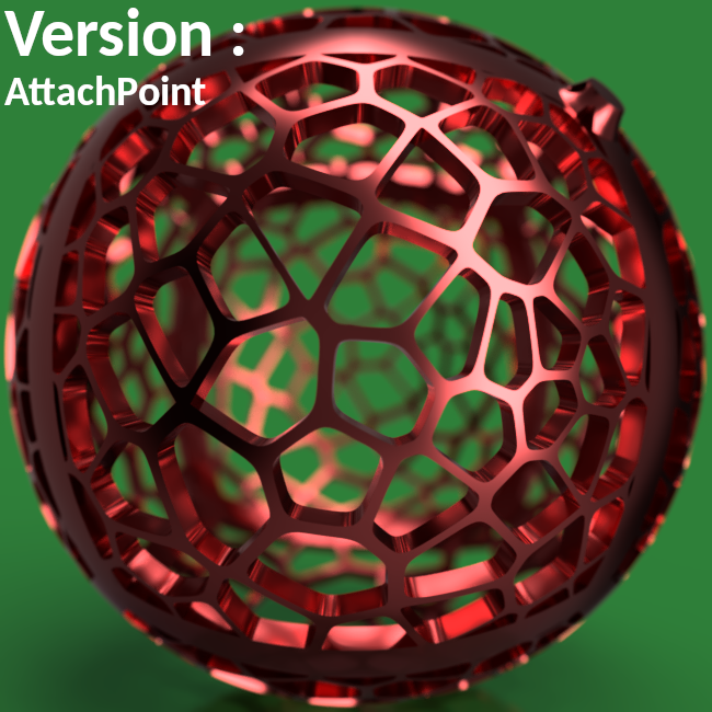 Christmas Voronoi Ornament