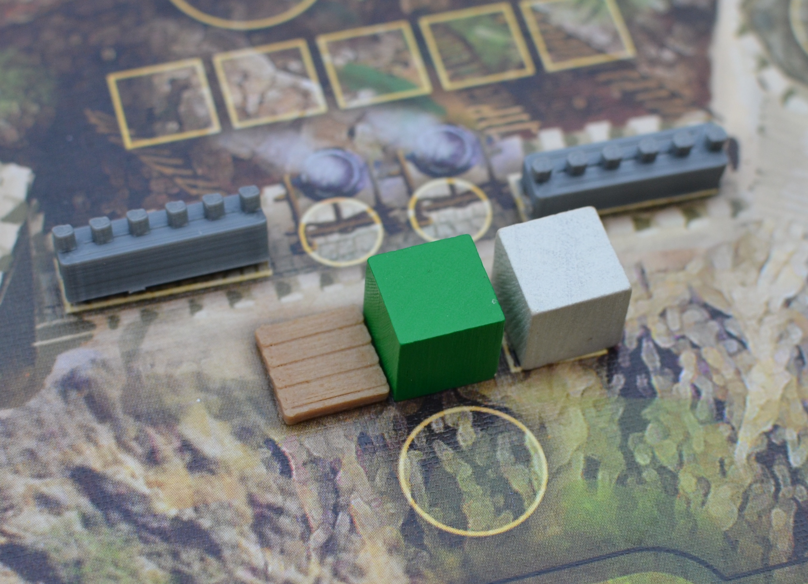 Stronghold - Platform - Boardgame components