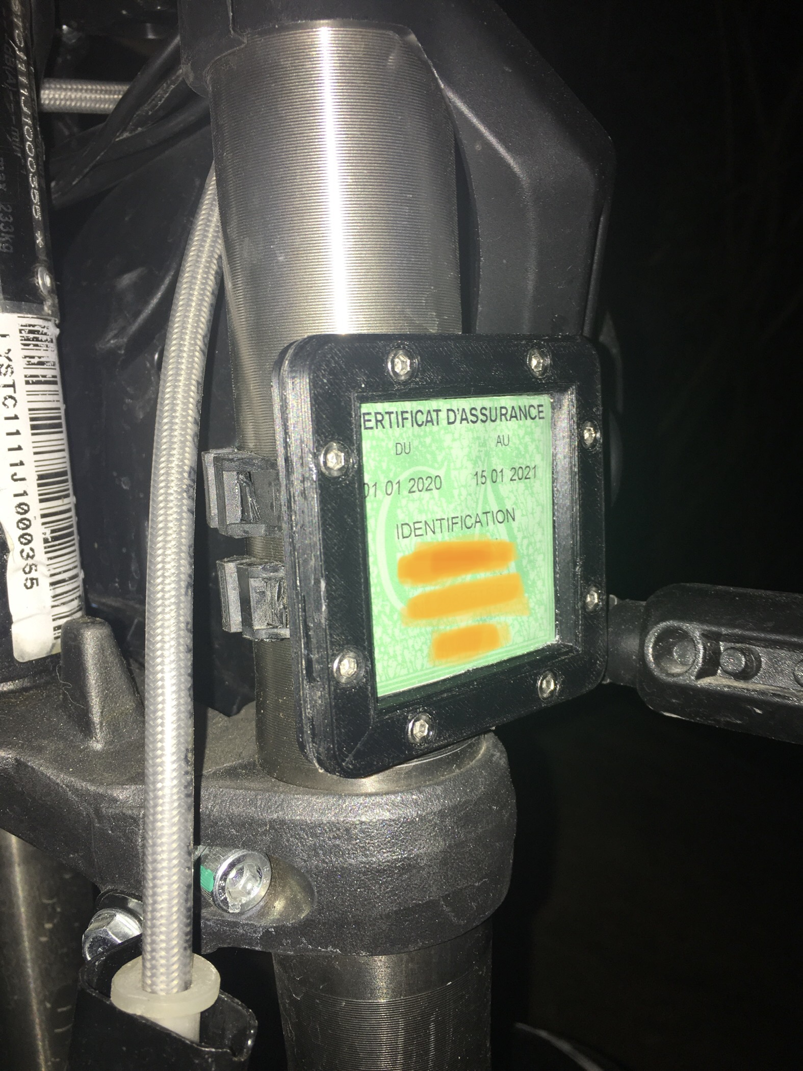 support vignette assurance moto