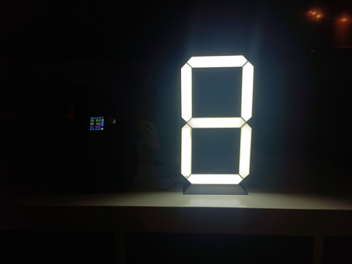 GIANT modular 7 Segment display