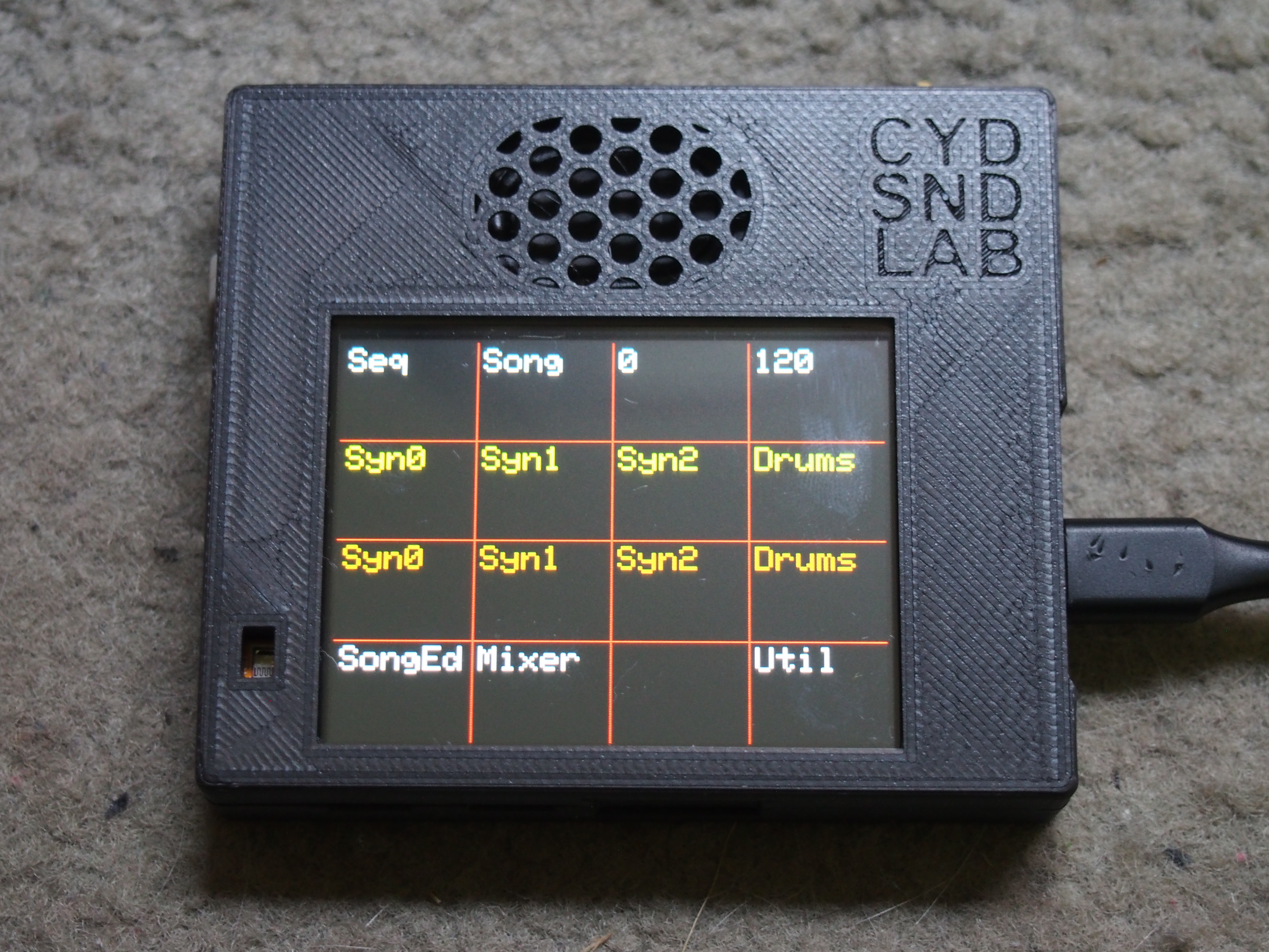 8-bit portable beatmaker for CYD (cheap yellow display)