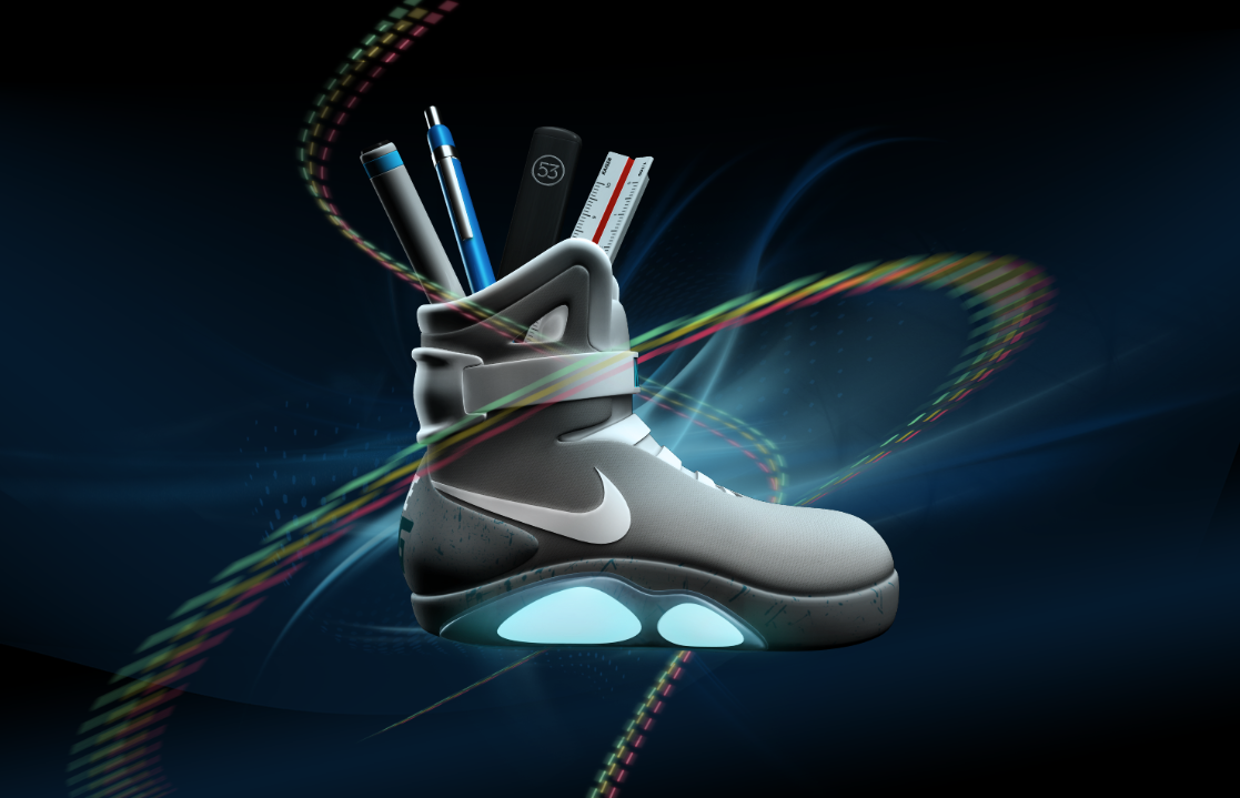 Air Mag Sneakers Pen holder