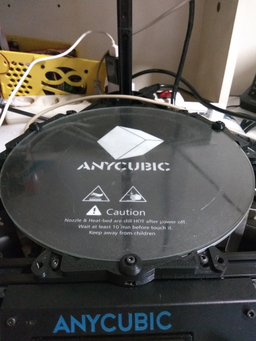 Anycubic Kossel Delta Plus heatbed mount