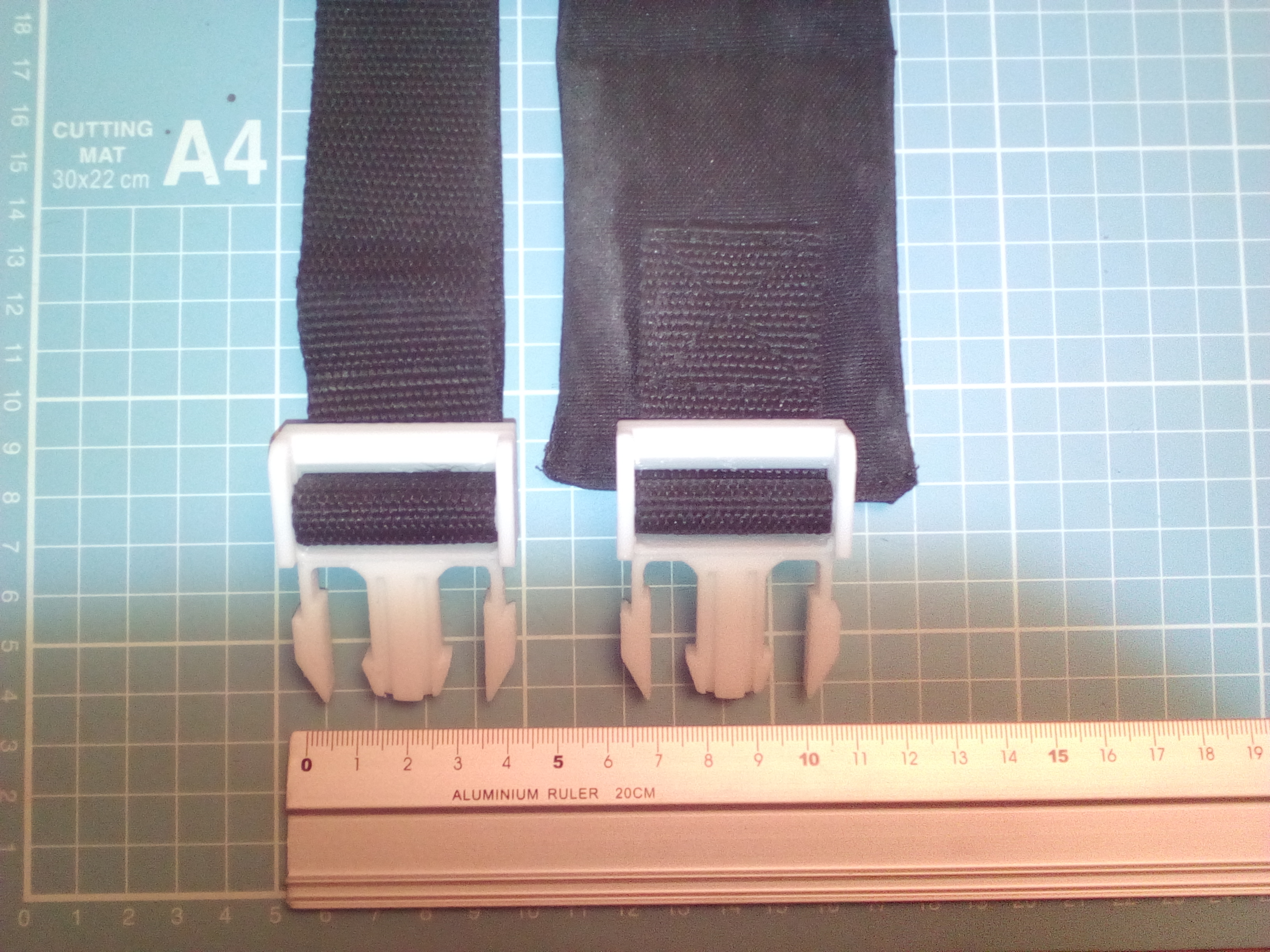 Buckles for Mares scuba diving bag carrying strap