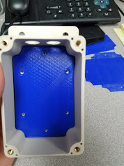 Weatherproof box backplane