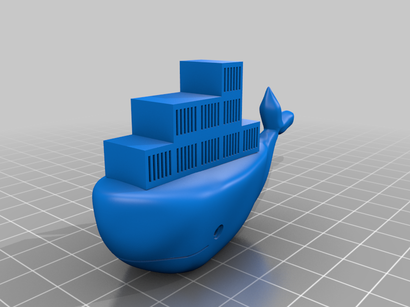 Docker Logo with stand