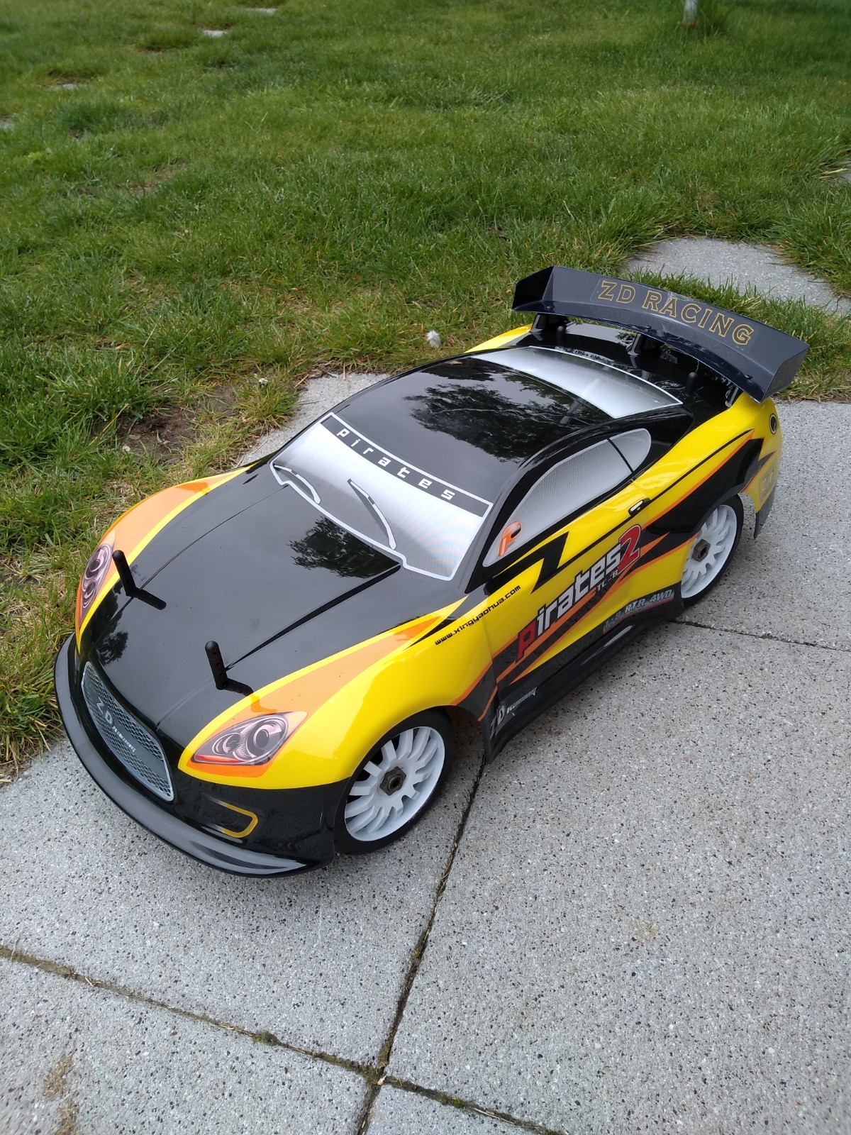 Hobbyking ZD Racing Pirates2 TC-8 SKIDS (front, mid & rear)