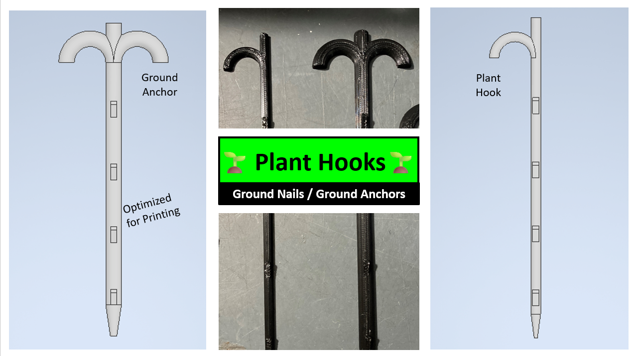 Universal Plant Hooks, Trainer, Bender, Stakes, Holders, Supports