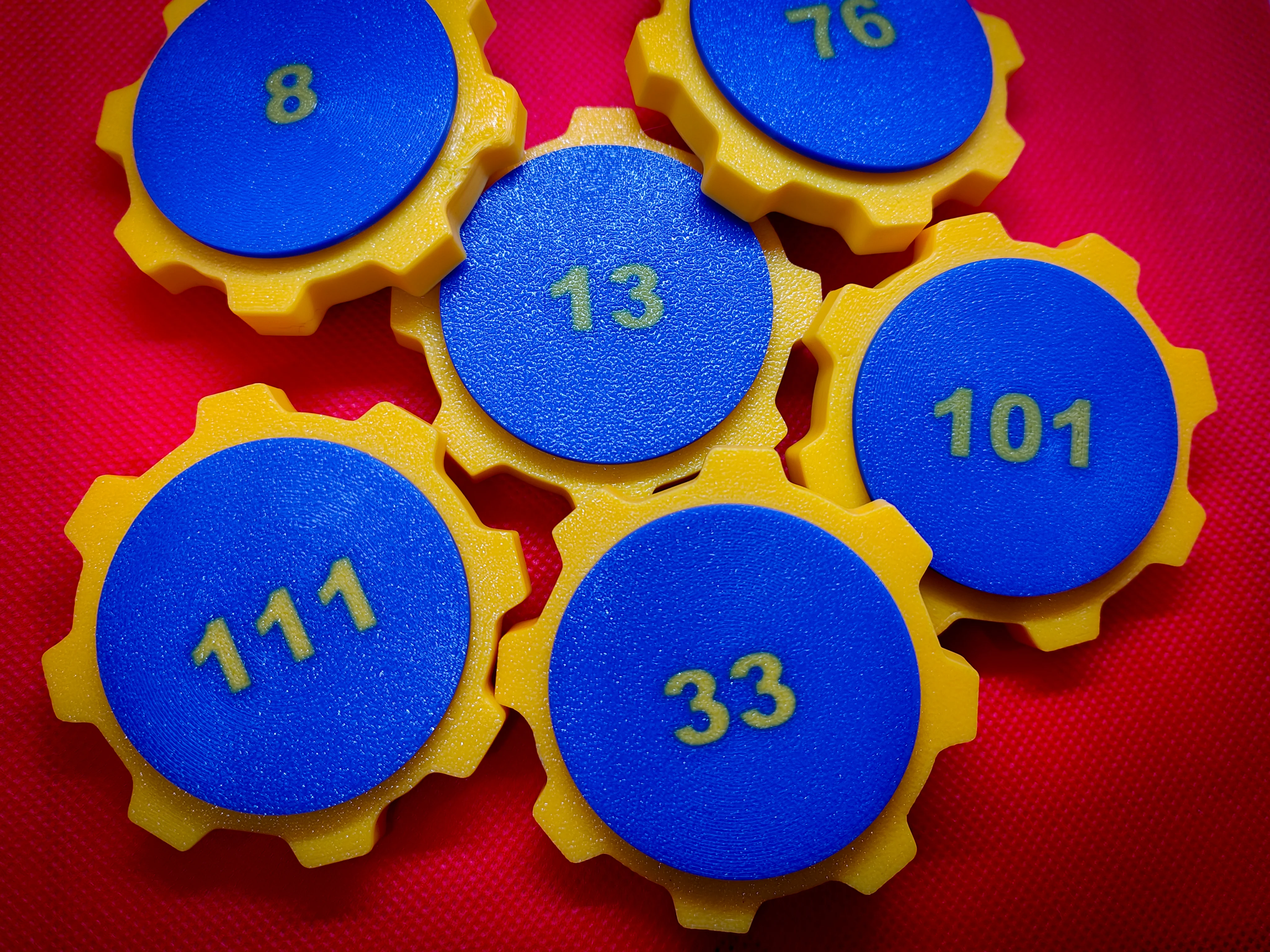 Fallout Vault Number Fidget Toys