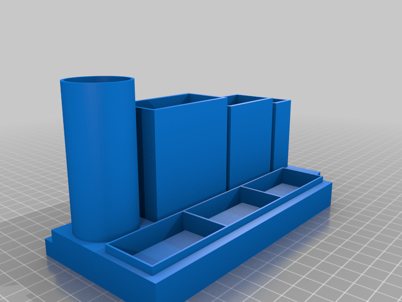 Organizer Tray for top of Bambu lab with AMS