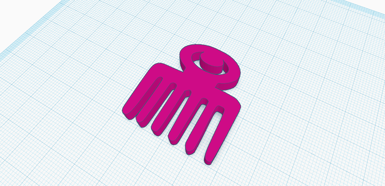 Adinkra Symbol from Ghana: DUAFE - Beauty, Feminine Qualities