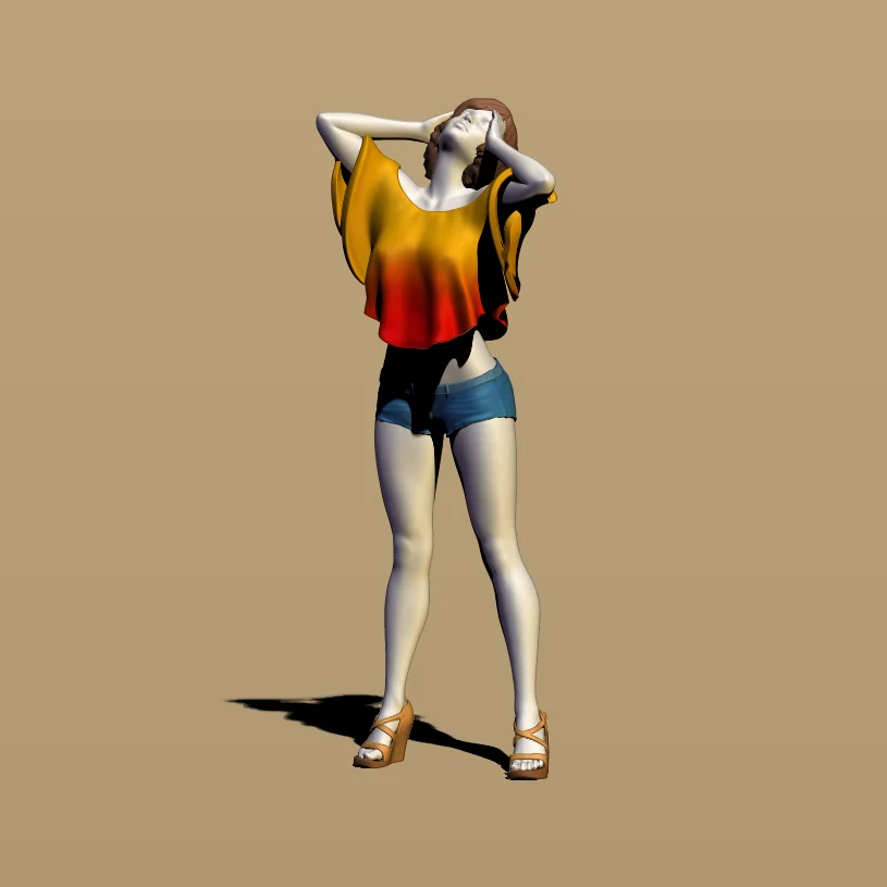 Girl in thought
