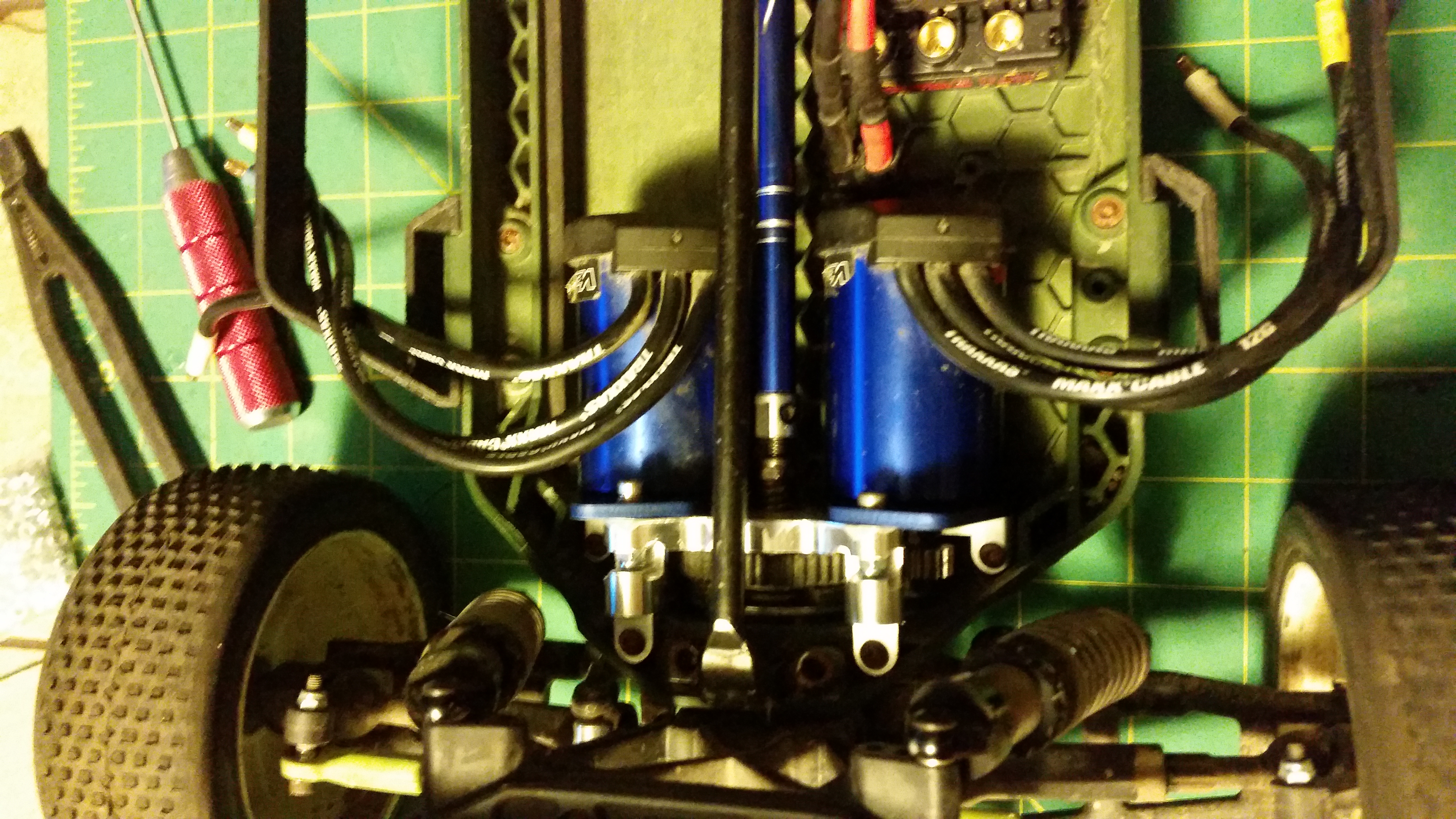 Traxxas Slash 4x4 LCG Dual Motor Mount