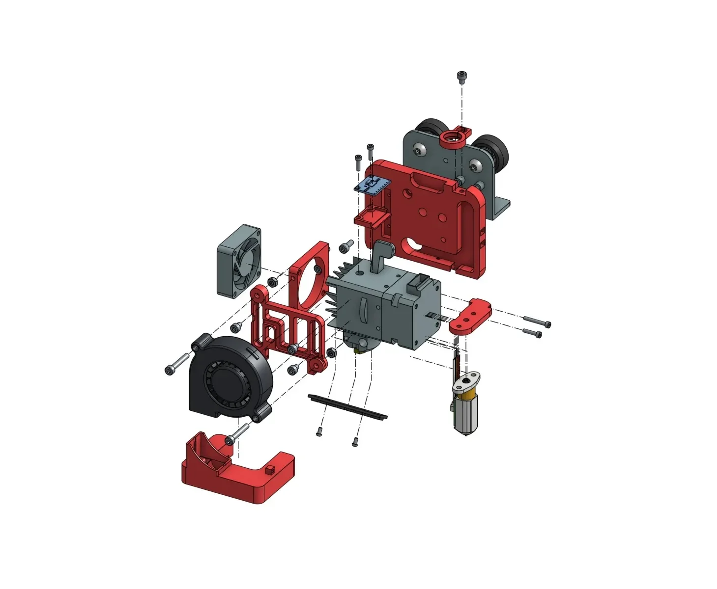 Modular BIQU H2 Mount for Ender 3.X