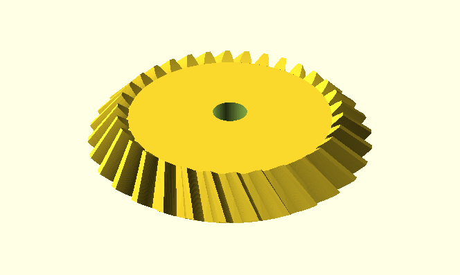 Parametrisches Kegelrad / Parametric Bevel Gear