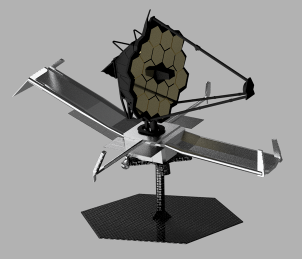 JWST - james webb space telescope Scale 1:100