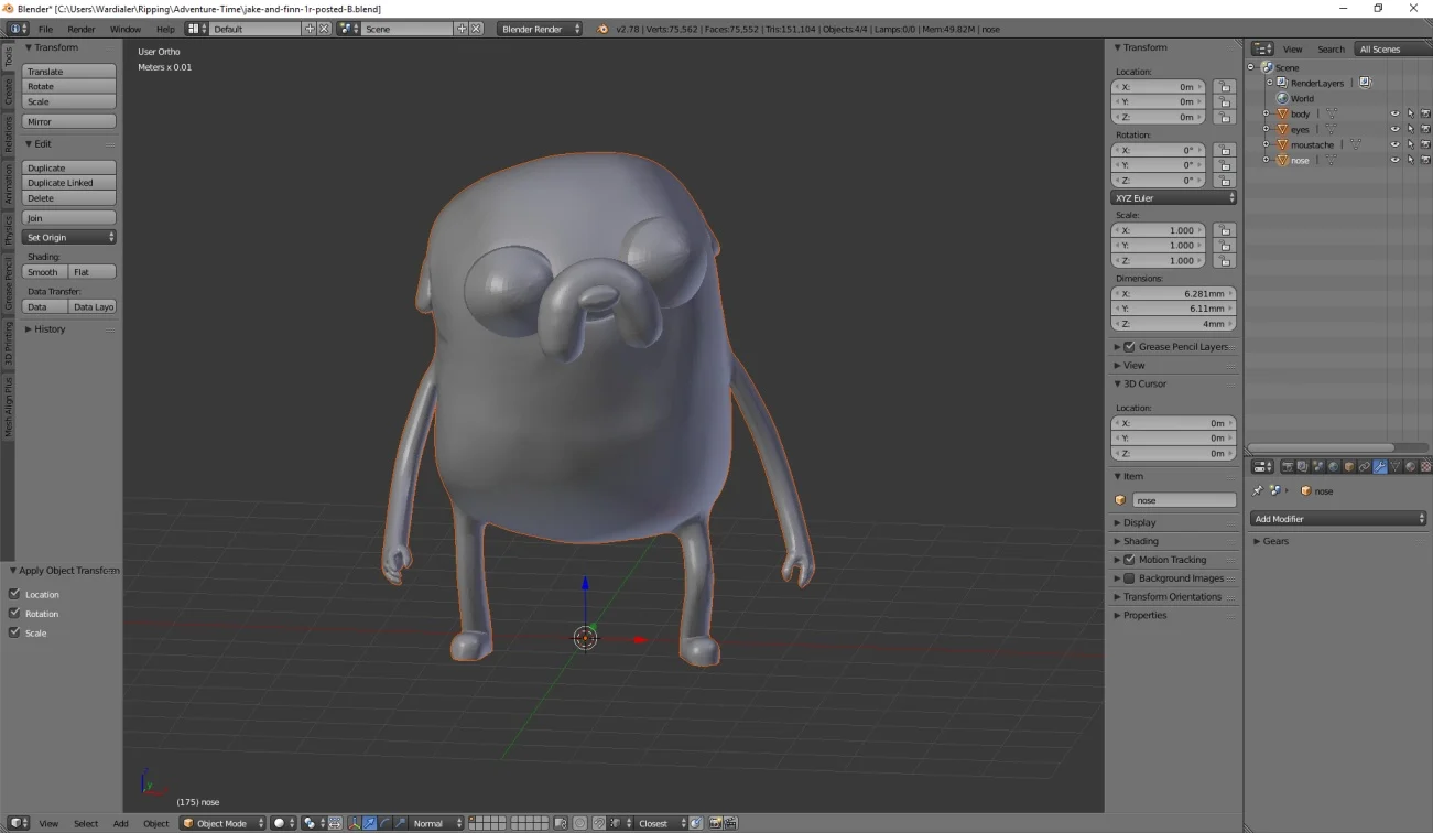 Jake the Dog v0.1R WIP